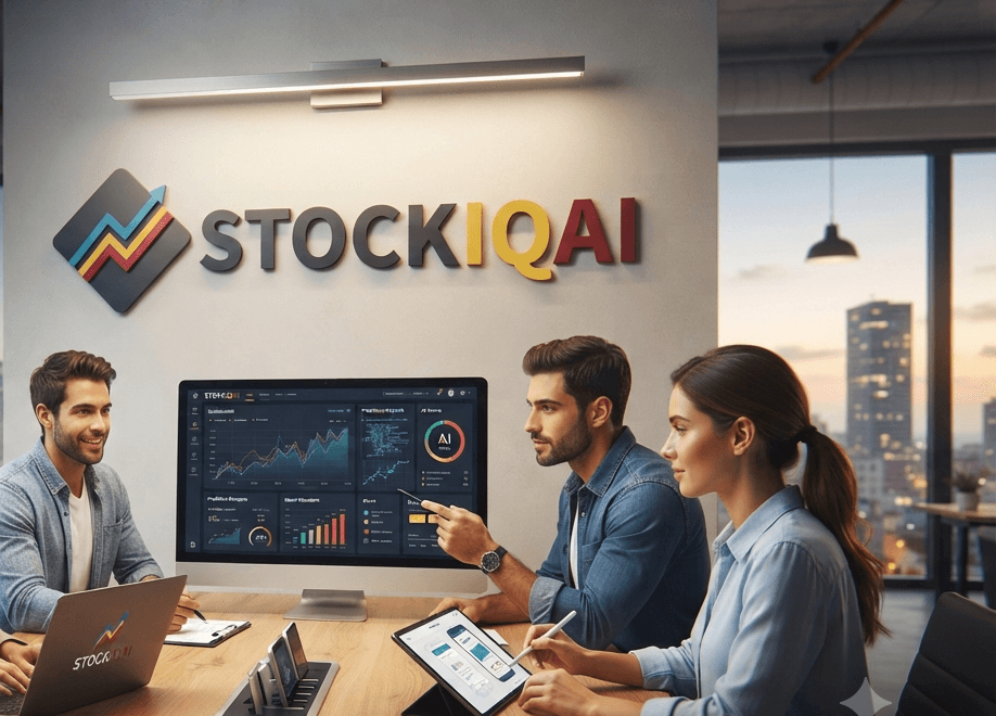 צוות STOCKIQAI עובד על ניתוח תיק השקעות מבוסס בינה מלאכותית